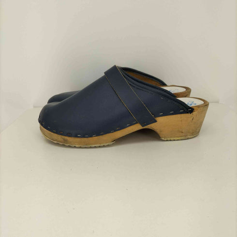 Sweden製 clogs shoes スウェディッシュ クロッグ サボ ウッドサンダル レディース EUR:38