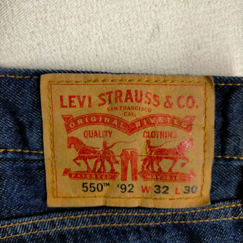 リーバイス LEVI STRAUSS&CO 550 92リラックステーパードジーンズ メンズ W32 L30
