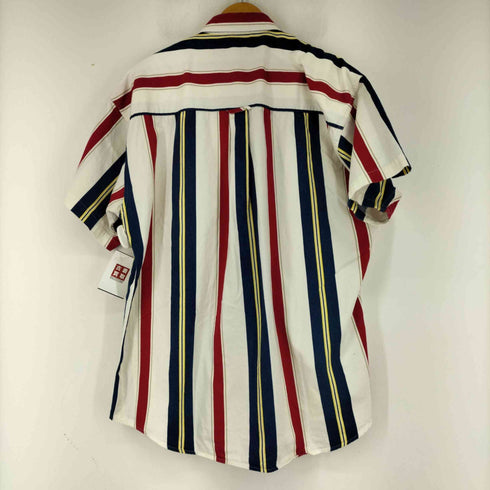チャップスラルフローレン CHAPS RALPH LAUREN ストライプ BD S/S シャツ メンズ import:L