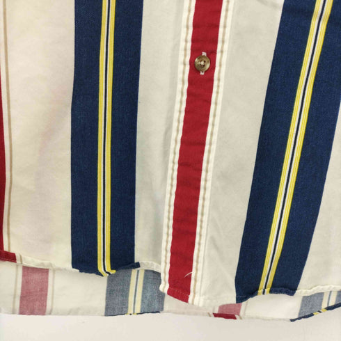 チャップスラルフローレン CHAPS RALPH LAUREN ストライプ BD S/S シャツ メンズ import:L