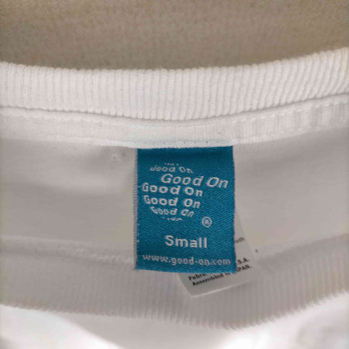 グッドオン good on USA製 クルーネックロングスリーブカットソー メンズ JPN:S