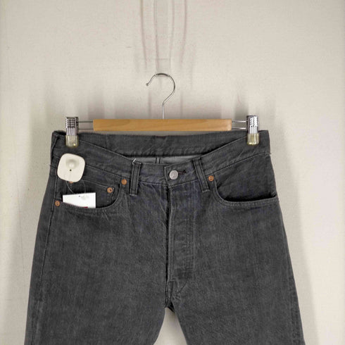 ワーカーズ WORKERS.CO.LTD ボタンフライブラックデニムパンツ メンズ 3030