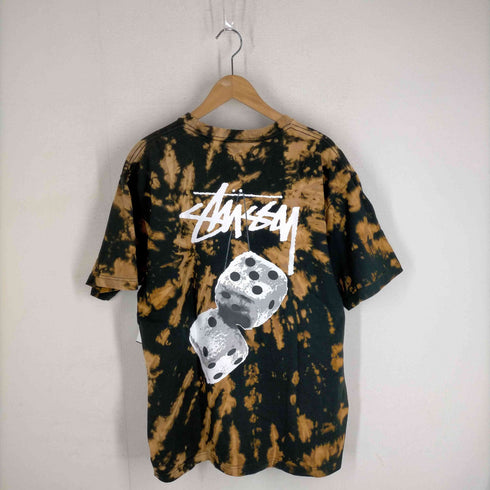 ステューシー Stussy Fuzzy Dice Tee USA製 タイダイ染ロゴプリントクルーネックTシャツ メンズ JPN:L