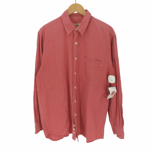 エディーバウアー Eddie Bauer 90S 白タグ チェック レギュラーカラー シャツ メンズ import:M