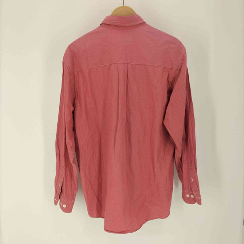 エディーバウアー Eddie Bauer 90S 白タグ チェック レギュラーカラー シャツ メンズ import:M