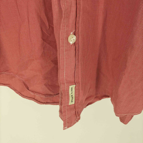 エディーバウアー Eddie Bauer 90S 白タグ チェック レギュラーカラー シャツ メンズ import:M