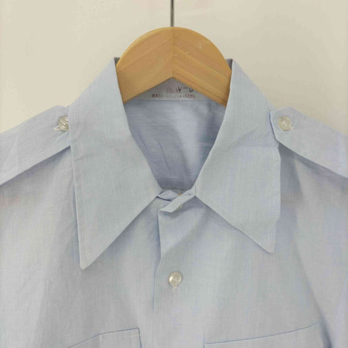 ユーエスアーミー US ARMY 80S ミリタリー S/S ドレスシャツ 85年製 メンズ 32