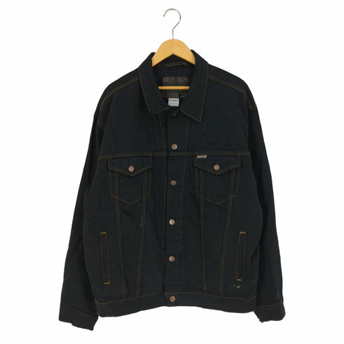 リーバイス Levis SIGNATURE ブラックデニムジャケット トラッカージャケット メンズ import:XL