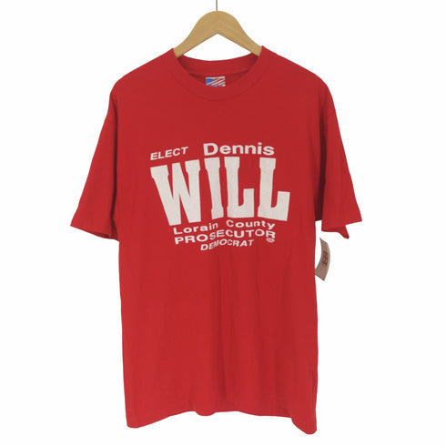 フルギ murina 00S USA製 WILL プリント S/S Tシャツ メンズ import:L