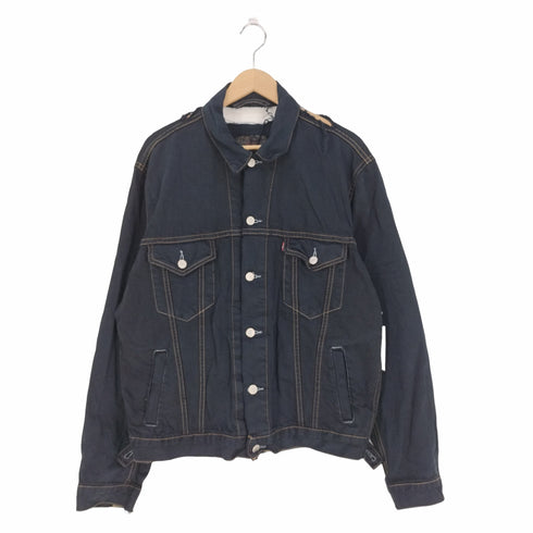 リーバイス Levis 00s 09年製 72510 EURO ユーロ ブラックデニムジャケット トラッカージャケット メンズ import:L
