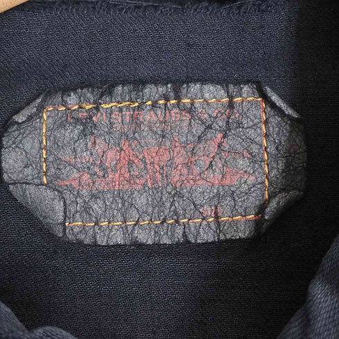 リーバイス Levis 00s 09年製 72510 EURO ユーロ ブラックデニムジャケット トラッカージャケット メンズ import:L