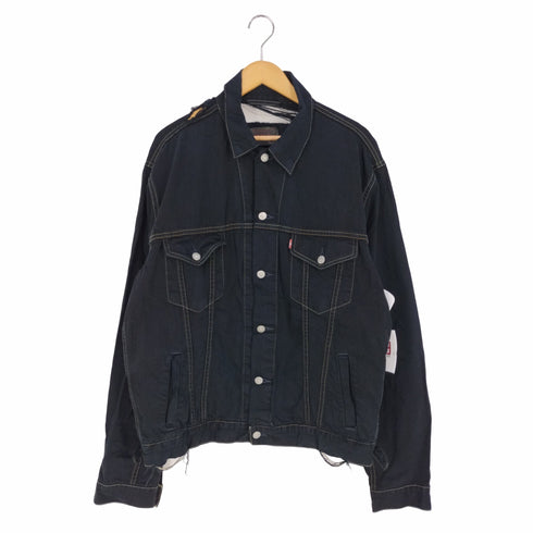 リーバイス Levis 10年製 72510 EURO ユーロ ブラックデニムジャケット トラッカージャケット メンズ import:XL