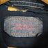 リーバイス Levis 10年製 72510 EURO ユーロ ブラックデニムジャケット トラッカージャケット メンズ import:XL