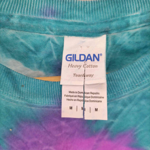 GILDANボディ S PADRE ISLAND TEXAS プリント タイダイ染 Tシャツ メンズ import:M