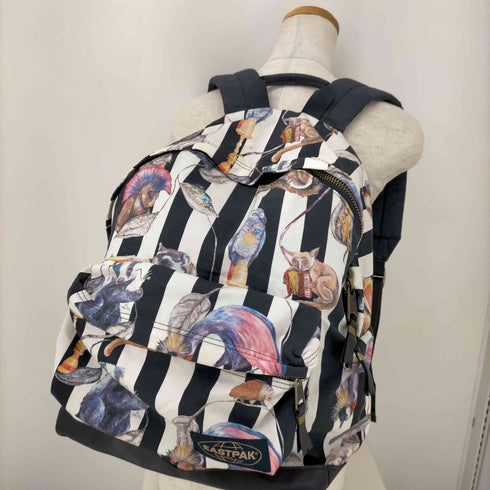 イーストパック EASTPAK ストライプ 総柄リュック レディース