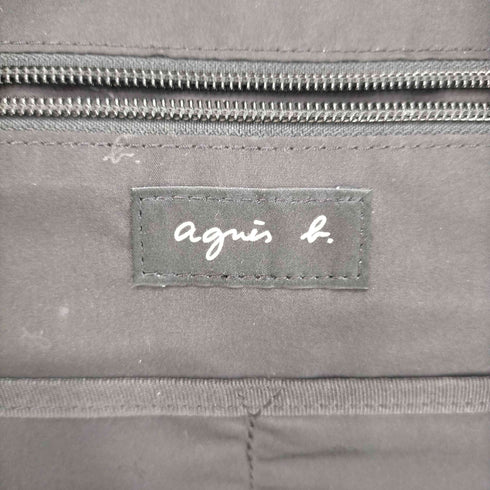 アニエスベー agnes b. 止水ジップ ナイロンバッグパック レディース
