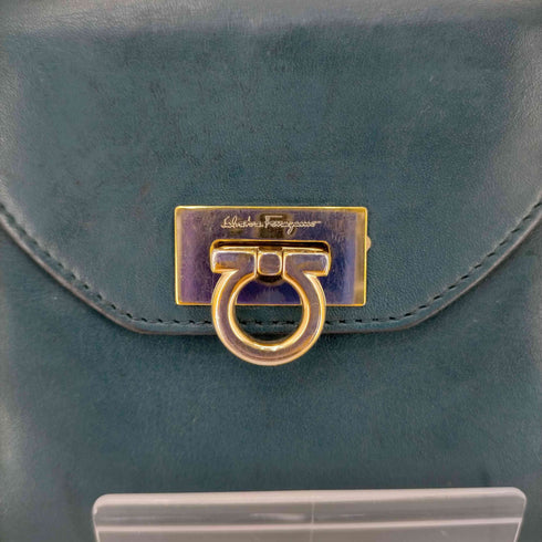 サルヴァトーレフェラガモ Salvatore Ferragamo ガンチーニ リアルレザー二つ折り財部 レディース