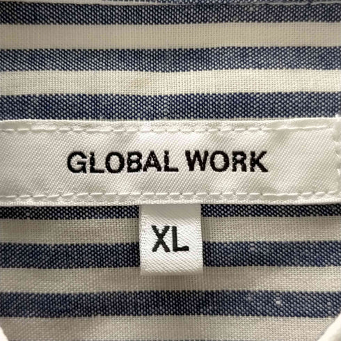 グローバルワーク GLOBAL WORK イージーケアリネンシャツ メンズ JPN:XL