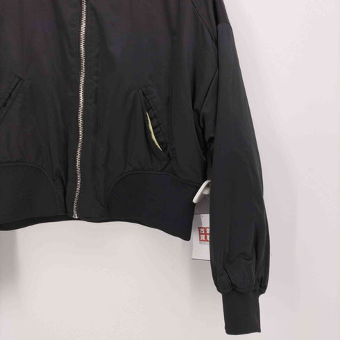 ザラ ZARA 裏地キルティング ジップアップ ブルゾンジャケット メンズ import:L