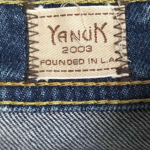 ヤヌーク YANUK MICHEL2 ミシェル2 スリムストレートデニムパンツ メンズ 30