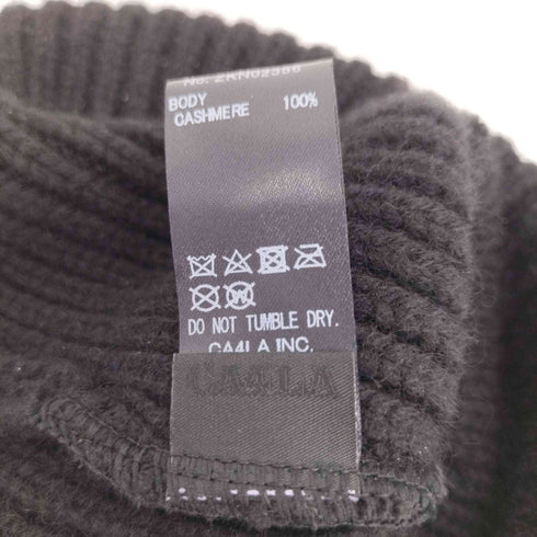 カシラ CA4LA WTURN CASHMERE 折り返し ニット帽 メンズ