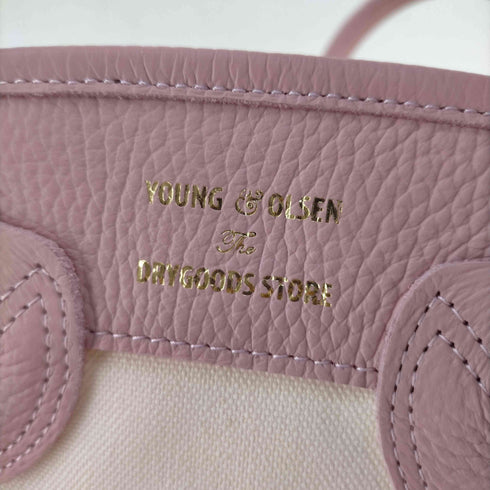 ヤングアンドオルセン YOUNG&OLSEN The DRYGOODS STORE レザーハンドル キャンバストートバック レディース