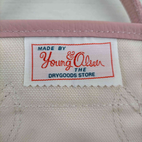 ヤングアンドオルセン YOUNG&OLSEN The DRYGOODS STORE レザーハンドル キャンバストートバック レディース