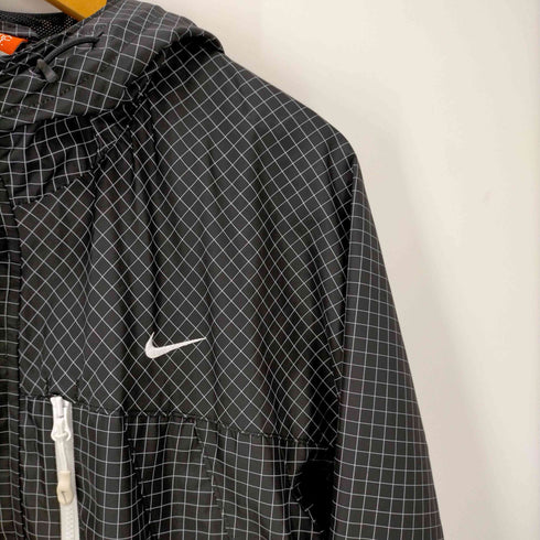 ナイキ NIKE 格子チェック柄フーデッドジャケット メンズ JPN:L