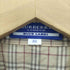 バーバリーブルーレーベル BURBERRY BLUE LABEL ワンポイント刺繍 ノバチェック L/S グランパ シャツ ワンピース レディース 38