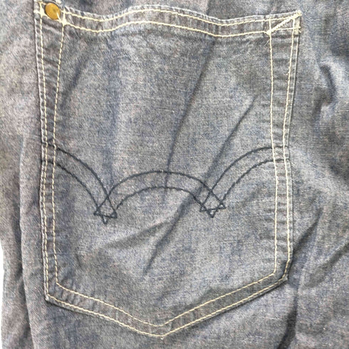 エドウィン EDWIN リネン混 シャンブレーイージーパンツ メンズ JPN:XL