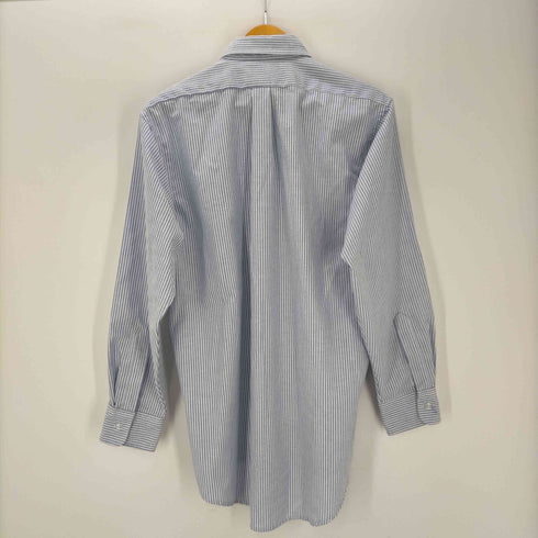 エドワーズ edwards L/S フロント刺繍ストライプBDシャツ メンズ 15 1/2