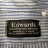 エドワーズ edwards L/S フロント刺繍ストライプBDシャツ メンズ 15 1/2