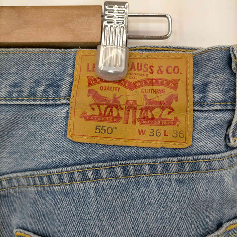 リーバイス Levis リメイク 550 ボタン裏4460 ジップフライ ウォッシュデニム メンズ W36 L36