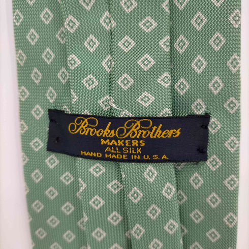 ブルックスブラザーズ BROOKS BROTHERS 90S USA製 MAKERS シルク100% 総柄ネクタイ メンズ