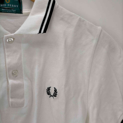 フレッドペリー FRED PERRY S/S ロゴ刺繍ポロシャツ メンズ US:36