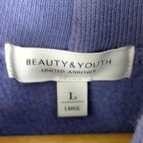 ビューティーアンドユースユナイテッドアローズ BEAUTY & YOUTH UNITED ARROWS リバースウェットパーカー メンズ L