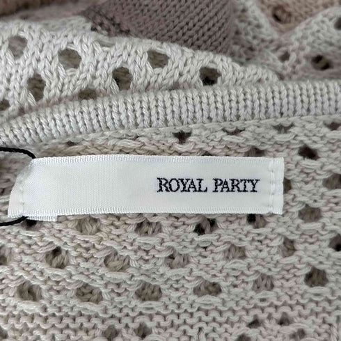 ロイヤルパーティー ROYAL PARTY かぎ針ノースリーブワンピース レディース FREE