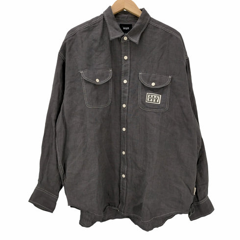 ハフ HUF 24SS HEMP CHAMBRAY SHIRT メンズ import:L