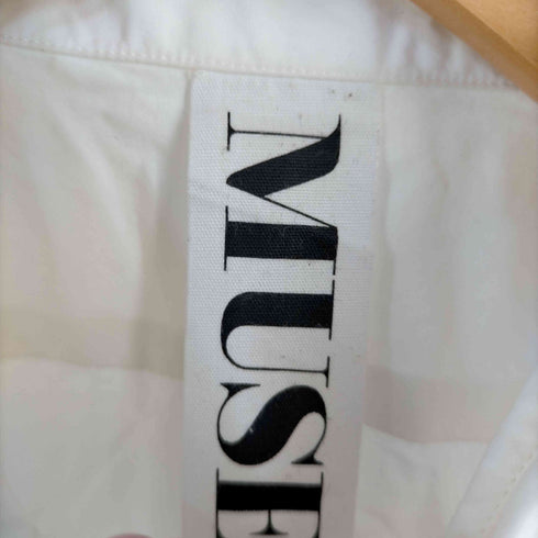 ミューズデドゥーズィエム クラス MUSE de Deuxieme Classe 比翼 レギュラーカラーシャツ レディース