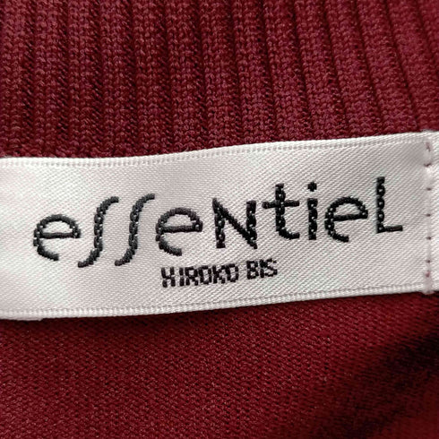 essentiel HIROKO BIS ハイネック切替ニットワンピース レディース JPN:11号