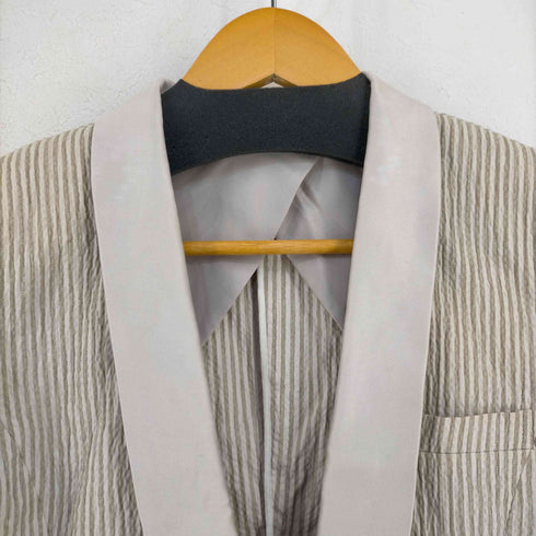 ダブルスタンダードクロージング DOUBLE STANDARD CLOTHING ALIBINO TORELLO VIERA ショールカラージャケット ストライプ レディース JPN:38