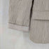 ダブルスタンダードクロージング DOUBLE STANDARD CLOTHING ALIBINO TORELLO VIERA ショールカラージャケット ストライプ レディース JPN:38