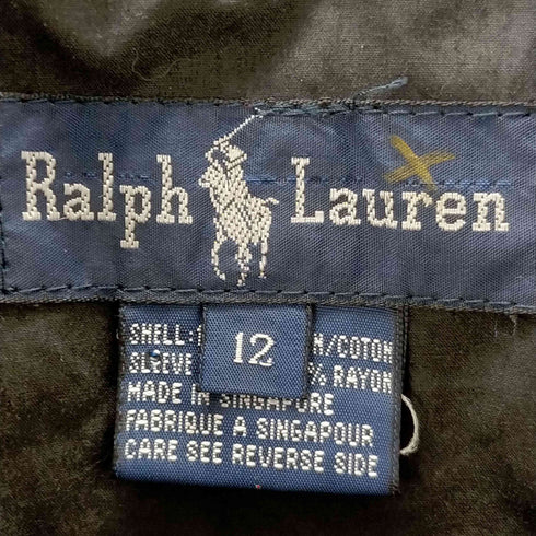 ラルフローレン RALPH LAUREN 比翼 一枚袖 ステンカラーコート メンズ 12