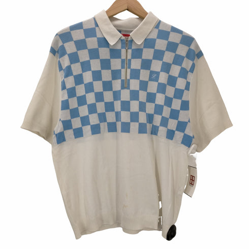 シュプリーム Supreme 22SS Checkerboard Zip Polo メンズ import:M