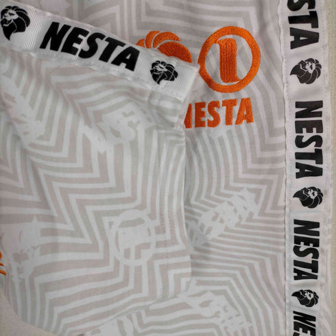 ネスタ NESTA ロゴ刺しゅう 総柄 ショーツ メンズ JPN:S