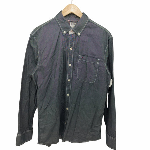 トミーヒルフィガー TOMMY HILFIGER デニムボタンダウンシャツ メンズ import:L