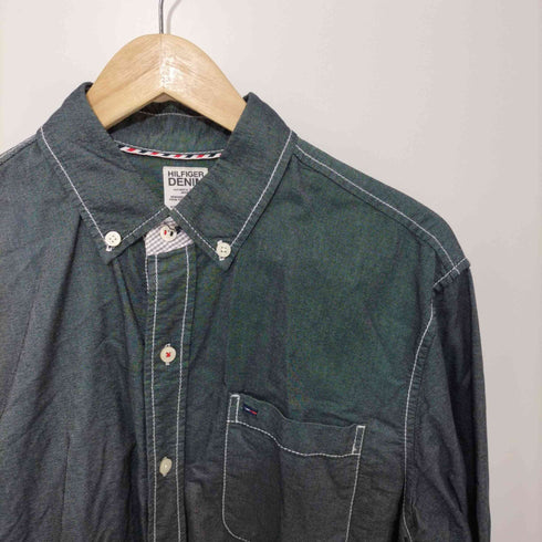 トミーヒルフィガー TOMMY HILFIGER デニムボタンダウンシャツ メンズ import:L