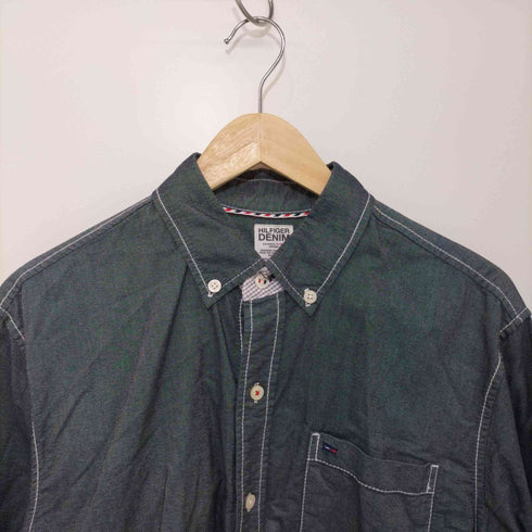 トミーヒルフィガー TOMMY HILFIGER デニムボタンダウンシャツ メンズ import:L