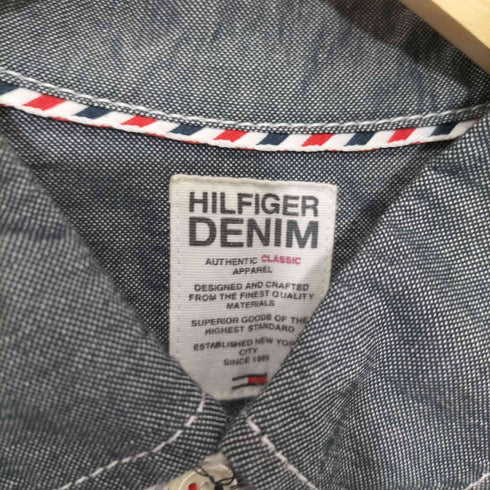 トミーヒルフィガー TOMMY HILFIGER デニムボタンダウンシャツ メンズ import:L