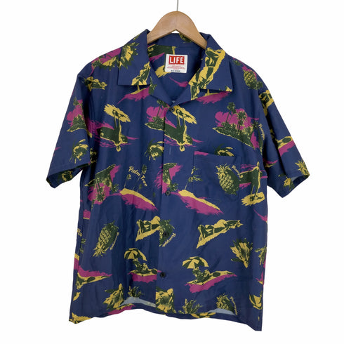 ベー・セーストック B.C STOCK life magazine collection オープンカラー アロハシャツ メンズ JPN:M